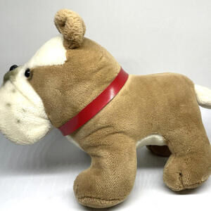 Dakin Bull Dog‎ Plush 13" Stuffed Animal Vintage 1984